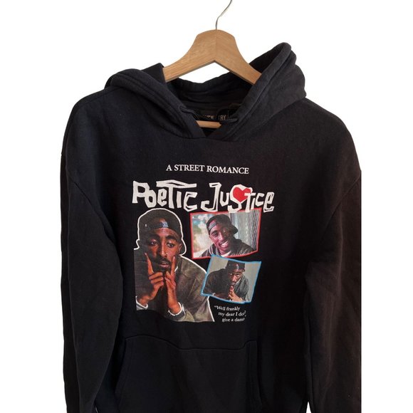 Chemistry Poetic Justice Black Hoodie Sweatshirt Men's Women's Size Large - Picture 2 of 4